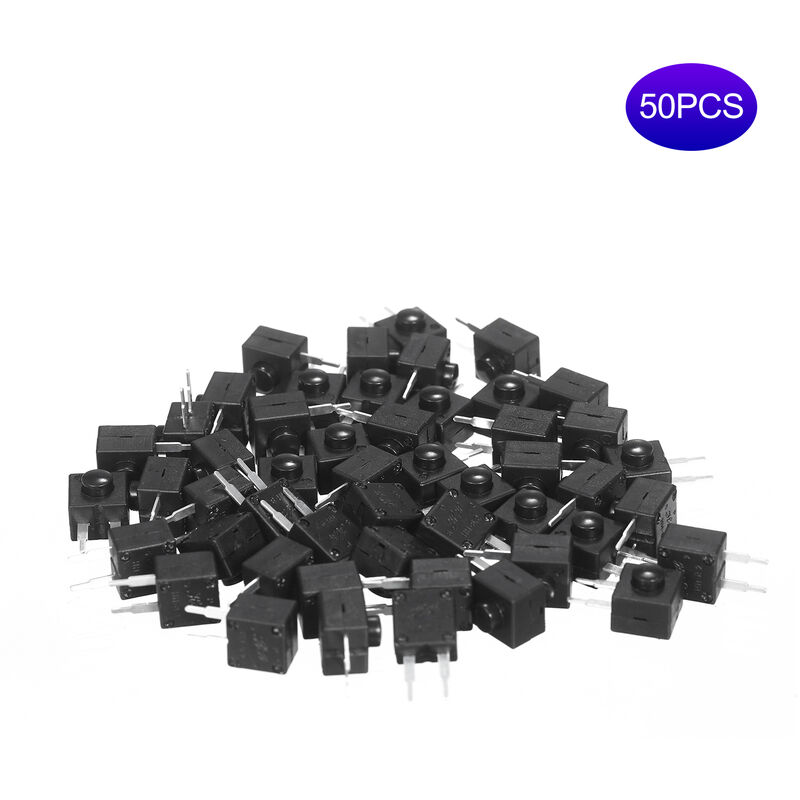

Interruptor de linterna recargable 50PCS, interruptor de encendido micro de boton de 4 mm