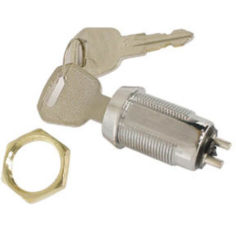Interruptor de Llave 1 Pines Interruptor Encendido/Apagado 250 Vac/2 A