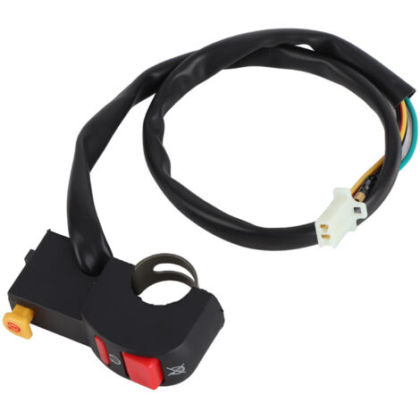 Interruptor de luz antiniebla de manillar de 7/8", botón de encendido/apagado, interruptor de apagado de faros, bocina, motor de motocicleta