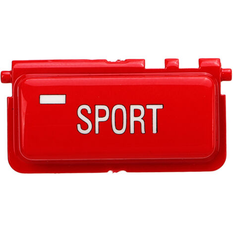 Interruptor de modo deportivo para BMW E46 1998-2004, botón ABS rojo, accesorio para modificación de automóviles.