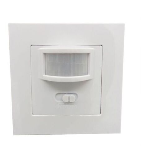 Interruptor de pared con detector de movimiento empotrado de 1 pieza para lámparas LED