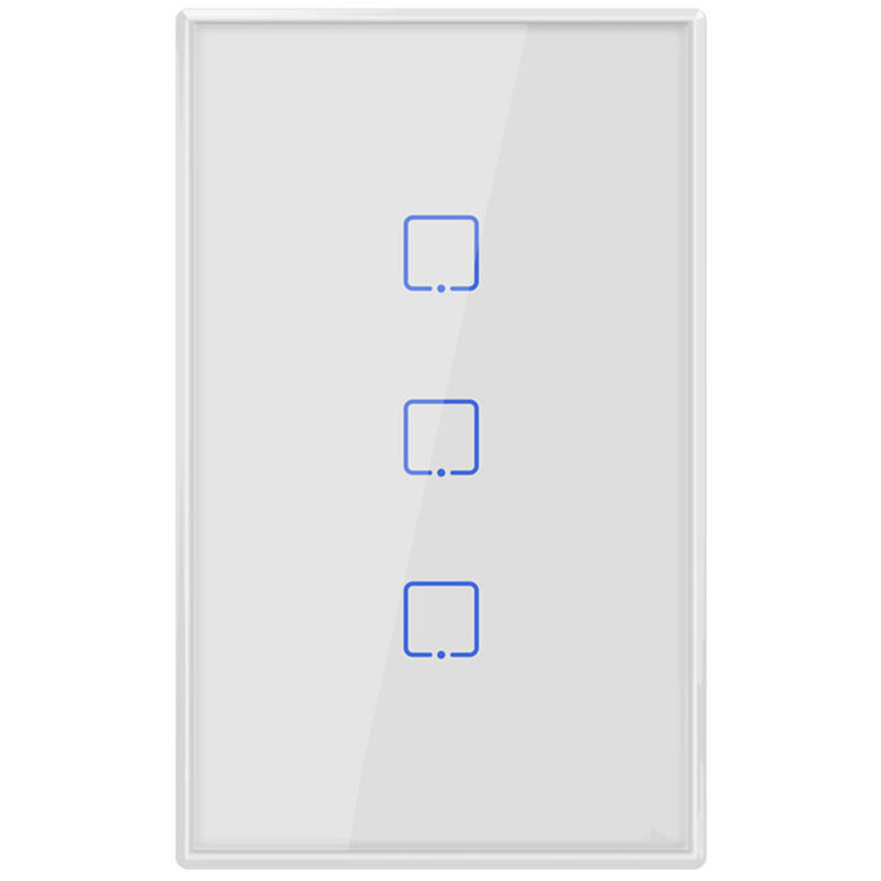 

Interruptor de pared inteligente timbre de la puerta de control de luz Interruptores inalambricos de 2,4 GHz de control remoto, T0US3C-TX