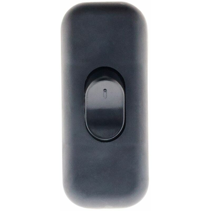 

Interruptor de paso bipolar 2A negro - Zenitech