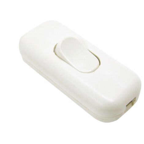 Interruptor de paso DUOLEC 2A. Color blanco - talla