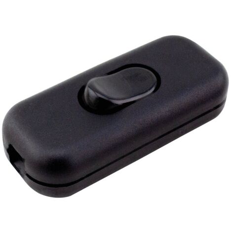 Interruptor de paso negro 2A 250V GSC 1101095