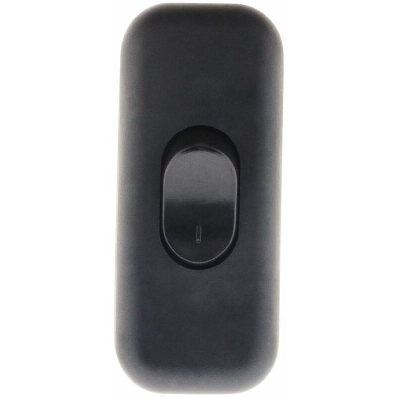 

Interruptor de paso unipolar 2A negro - Zenitech
