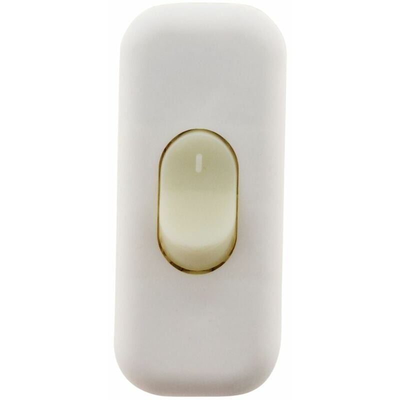 

Zenitech - Interruptor de paso unipolar luminoso 2A blanco