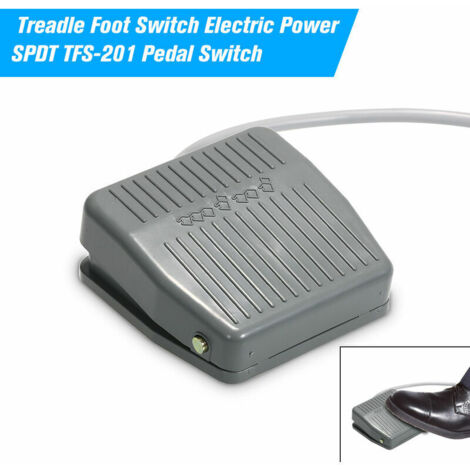 Interruptor de pedal DC5-48V / AC24-250V 10A Modelo: TFS-201