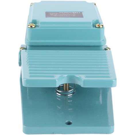 Interruptor de pedal momentáneo de aluminio, CA 3 A, 1 NO, 1 NC, TFS-402
