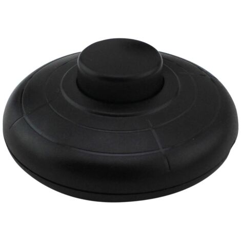 Interruptor de pie 6A negro GSC 1100364