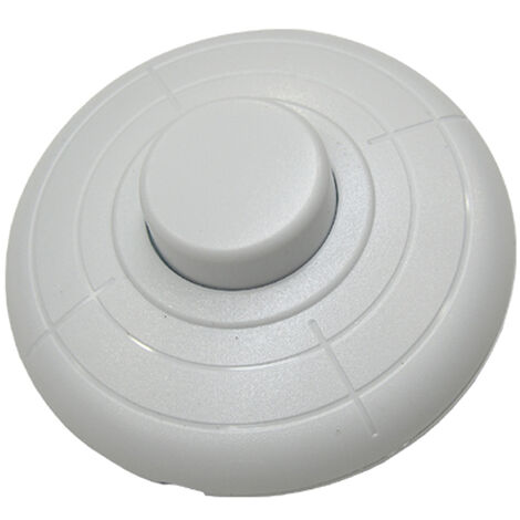 Interruptor de pie blanco