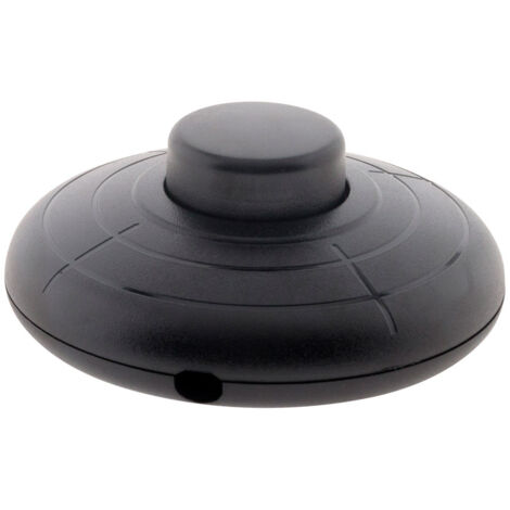 Interruptor de pie negro para lámparas - Zenitech