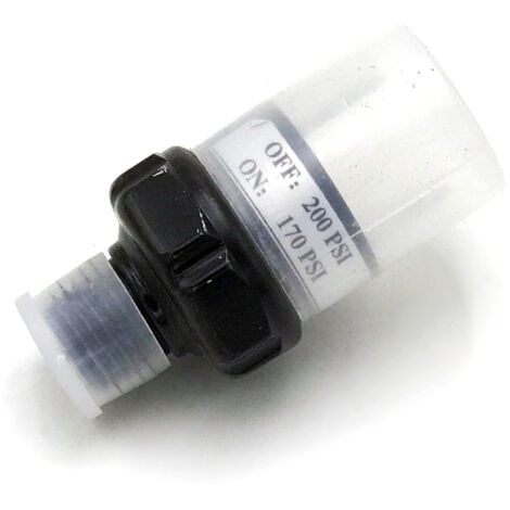 Interruptor de presión de 170-200 PSI NPT 1/4" para compresor, depósito de 12 V