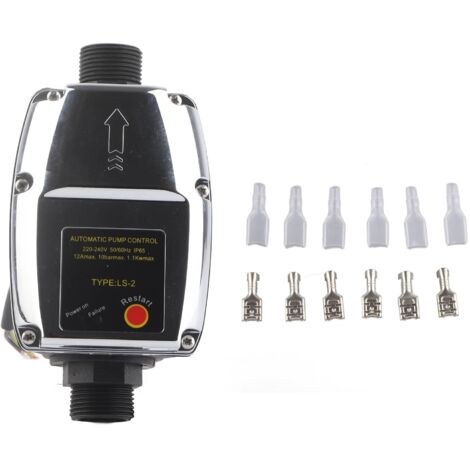 Interruptor de presión electrónico para bomba automática G1 IP65 220V con detección de fugas