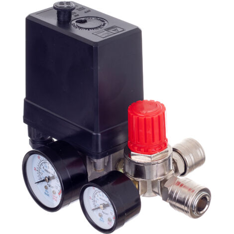 INTERRUPTOR DE PRESIÓN INTERRUPTOR DE PRESIÓN REDUCTOR COMPRESOR DE 400 V 2 CONECTORES RÁPIDOS