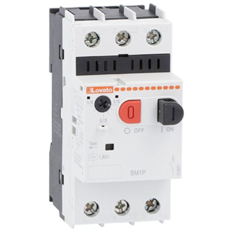 Interruptor de protección del motor Lovato int. A 400V 100kA 1,6 a 2,5A SM1P0250