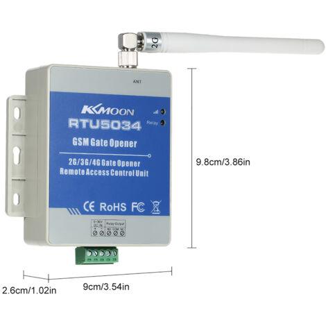 Interruptor de puerta GSM – Modelo 5034 – Control remoto SMS gratuito