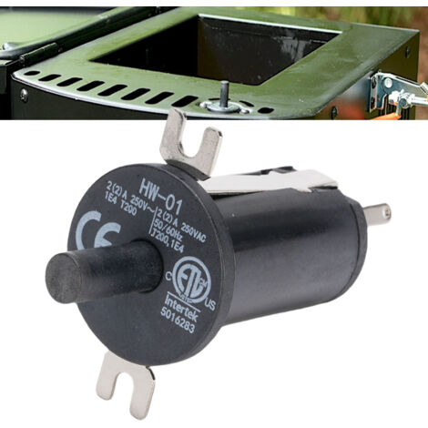 [Interruptor de solapa] Compatible con Masterbuilt MB20040220, MB20040221, MB20041220, MB20041020, MB20040122, MB20041320, Gravity Series 560, 800, 1050XL. ABS de alta temperatura (450 °C).