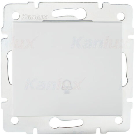 Interruptor de timbre LOGI blanco Kanlux 25071