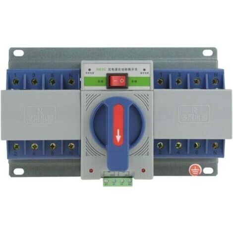 Interruptor de transferencia automática inteligente de doble alimentación (220V 63A 4P)--