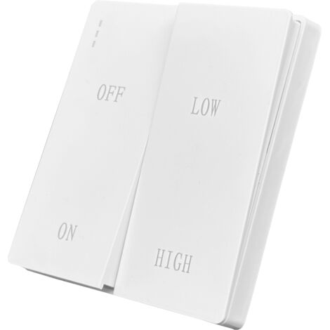 Interruptor de velocidad para ventilador NORTADA HOKURO HPB 10A, blanco