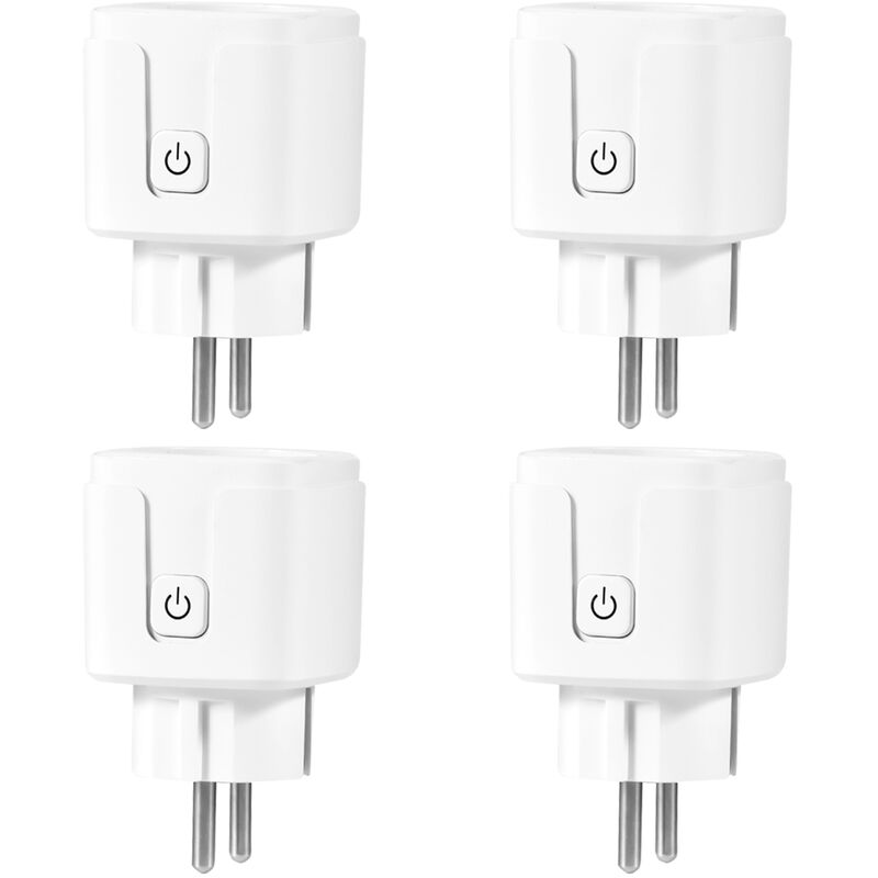 

Interruptor del adaptador de control por voz de control 4PCS WiFi del enchufe SmartPlug hilos del zocalo RC PowerOutlet