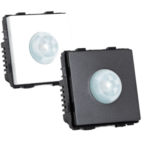Interruptor Detector de Movimiento IR para Mecanismo Modern Negro