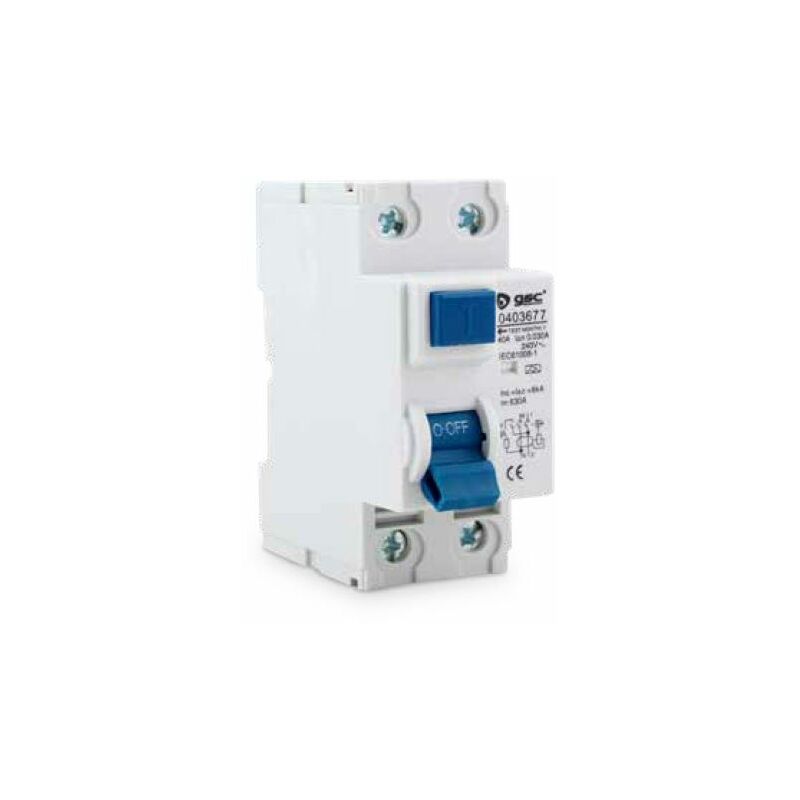 

Interruptor diferencial 2P 25A Clase AC 000403677 - GSC