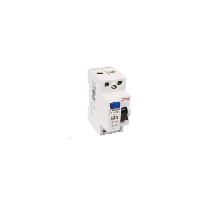 

Debflex - Interruptor diferencial 2P 30MA 63A