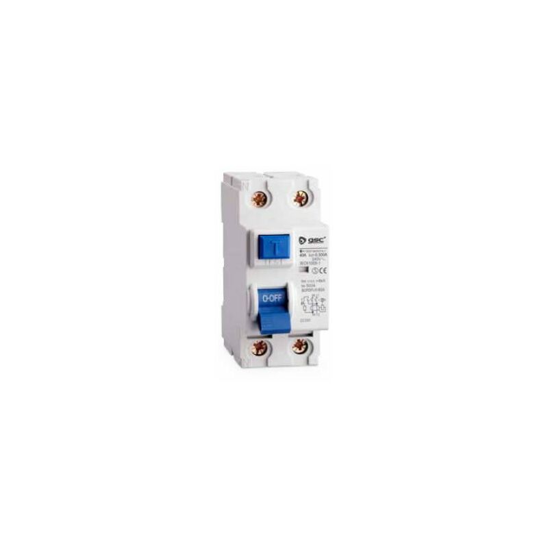 

Interruptor diferencial 2P 40A 30mA AC GSC 0403674