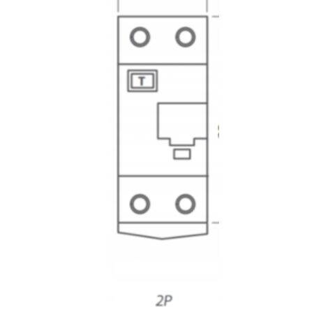 Interruptor diferencial iLuve WR 40A/ 30MA/AC 2P 40A 30MA 2P 2M AC 6KA 744595