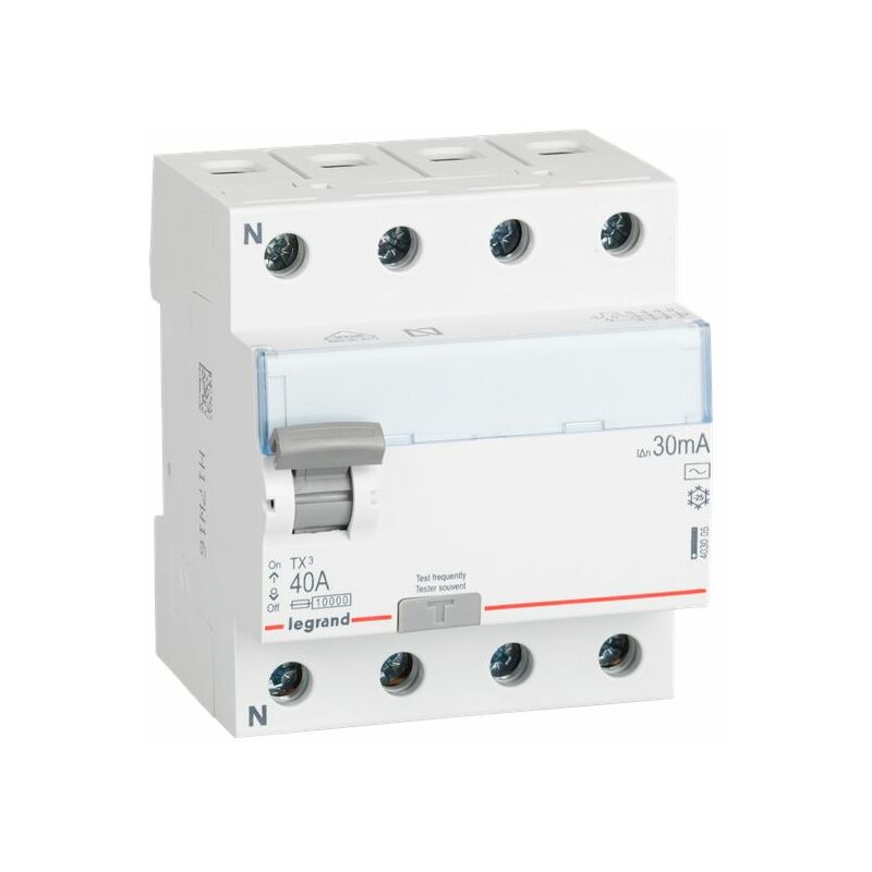 

Interruptor diferencial Legrand 403005 TX3 4P 40A 30mA AC