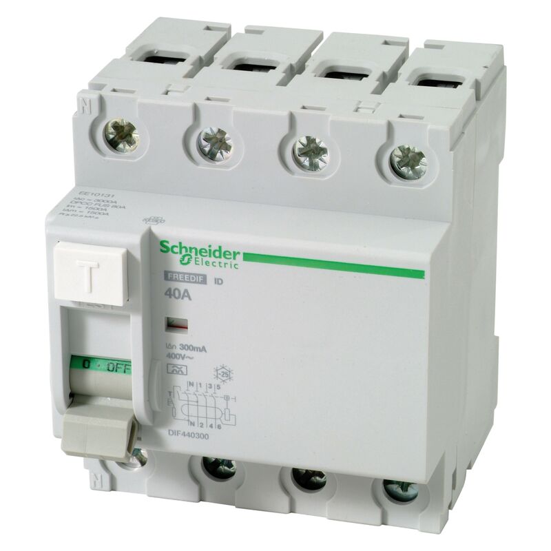 

Schneider Electric - interruptor diferencial Schneider - 4 polos 30 mA