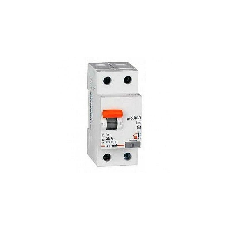 

Interruptor Diferencial Superinmunizado Legrand 402059 RX3 para vivienda 2 polos 25 A 30ma