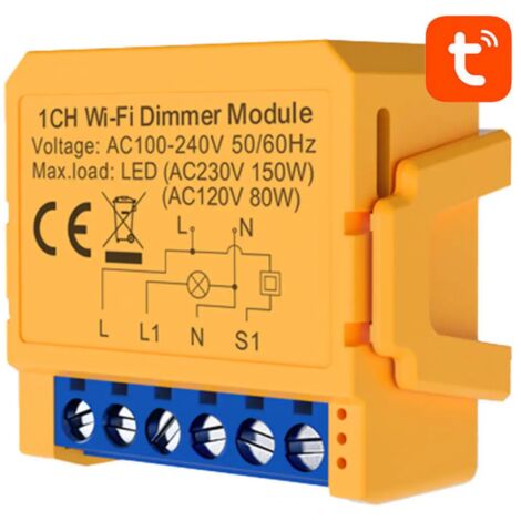 Interruptor Dimmer Wifi Tuya Avatto N-dms01-1