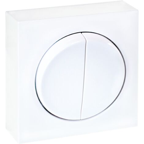 Interruptor doble de cruce 10AX - Dune Blanco