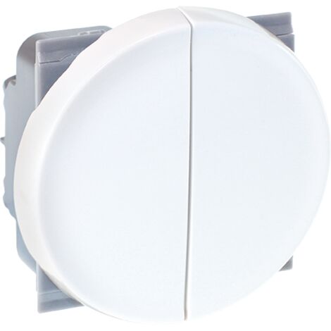 Interruptor doble de paso - 10AX - COMETE Blanco
