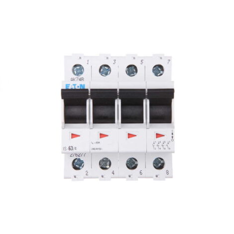INTERRUPTOR EATON 63A 4 POLOS IS-63/4 276277