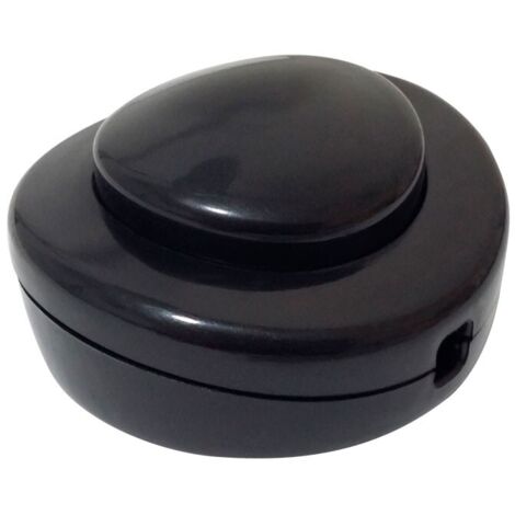 Interruptor Electricidad 65X65X31 2A-250V De Pie Pvc Negro Famat