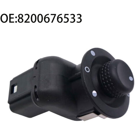 Interruptor eléctrico para retrovisor lateral 109014 8200109014 8200676533 - Compatible con Clio III, Laguna II, Mégane 2, Scénic 2 - Fácil instalación y calidad superior