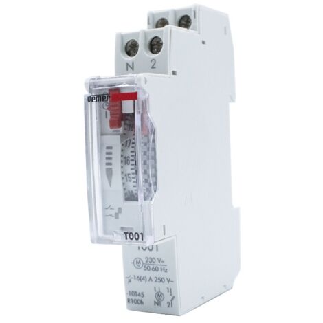Interruptor electromecánico diario Vemer T001 1 módulo VE786900