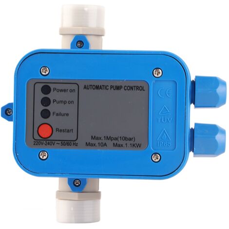 Interruptor electrónico automático para regulador de control automático de bomba de presión