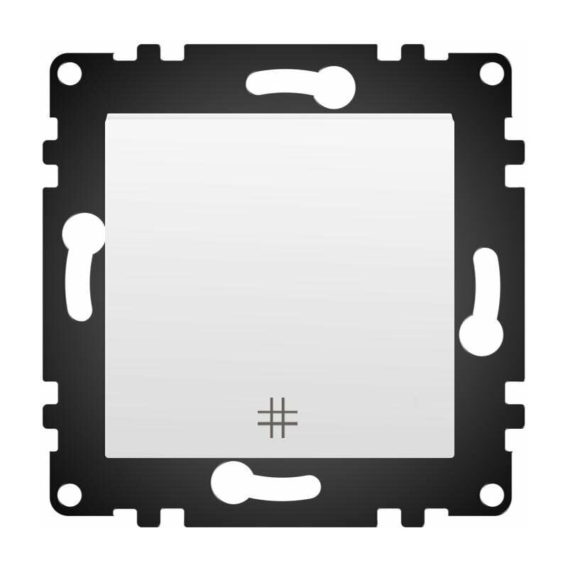 

Interruptor Empotrable Simple Cruzamiento Blanco IP20 Serie wLux Blanco | IluminaShop