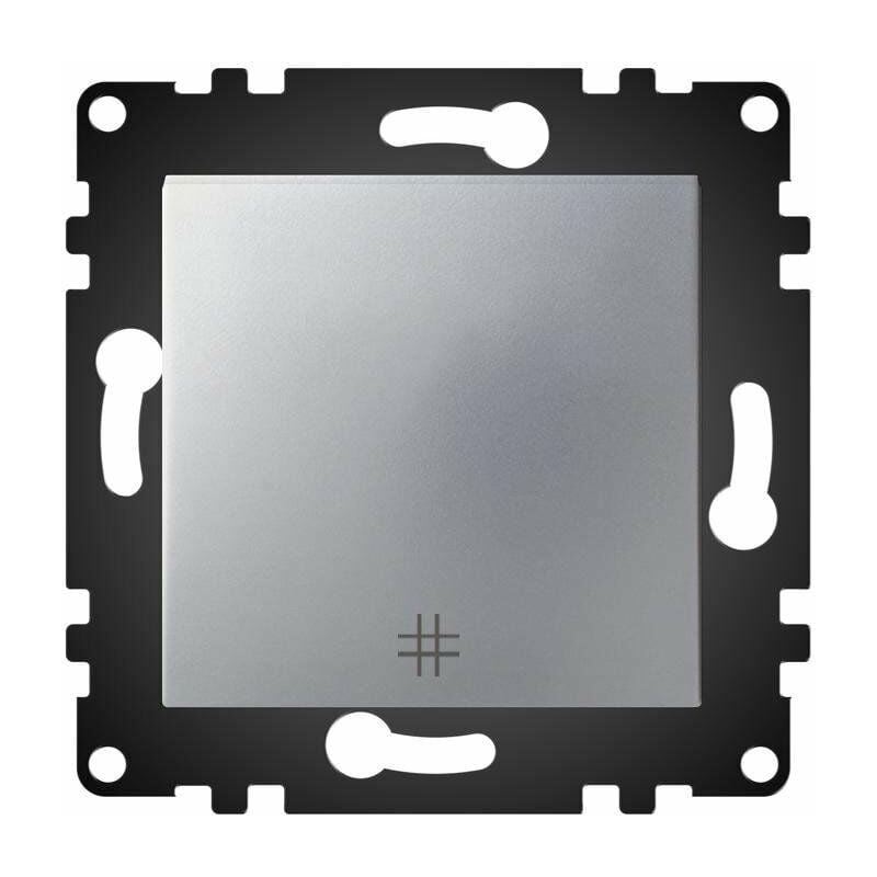 

Iluminashop - Interruptor Empotrable Simple Cruzamiento Gris IP20 Serie wLux Gris