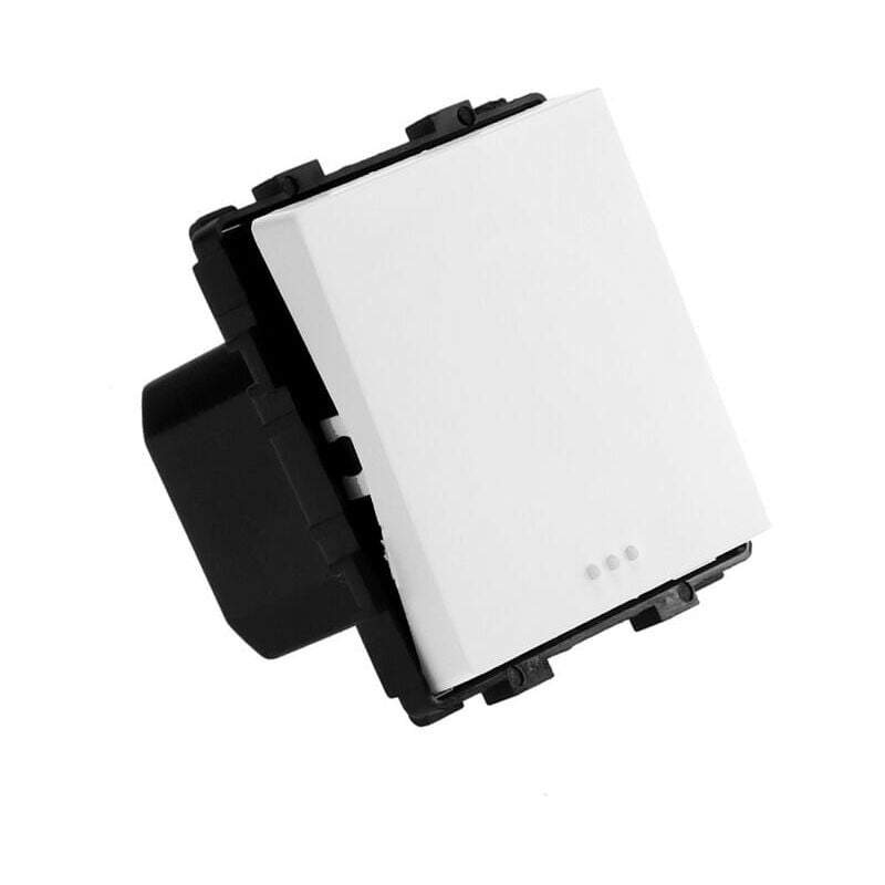 

Interruptor Empotrable Simple Pulsador Blanco Serie Modern Blanco - Iluminashop