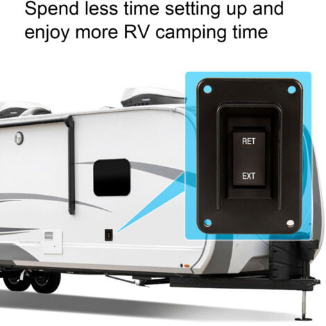 Interruptor estabilizador eléctrico para autocaravanas IP68 - DC12V/24V 30A, cable de 24cm para autocaravanas