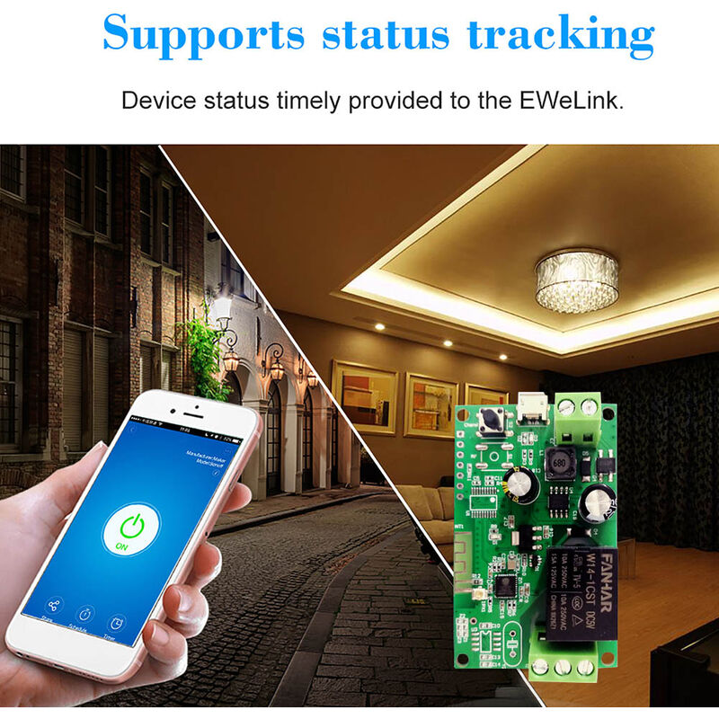 

Interruptor eWeLink DC 5V 12V 24V 32V Wifi modulo de rele Smart Wireless Home Automation Modulos