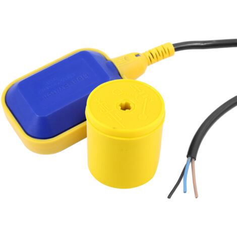 interruptor flotante con cable de 5 metros para control automático de bombas sumergibles.