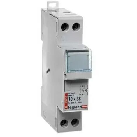 Interruptor fusible cilíndrico 1P+N 10x38mm RB318 005818