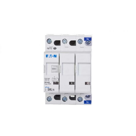 Interruptor fusible cilíndrico 3PN 10x38mm ZSHL3N 263887